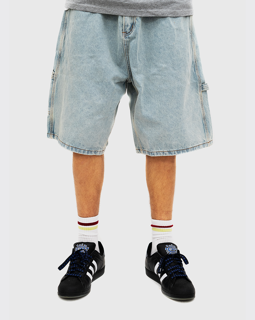 Butter Goods Weathergear Denim Shorts - Faded Light Wash