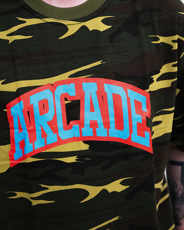 Arcade Camouflage Arch Shirt - Green