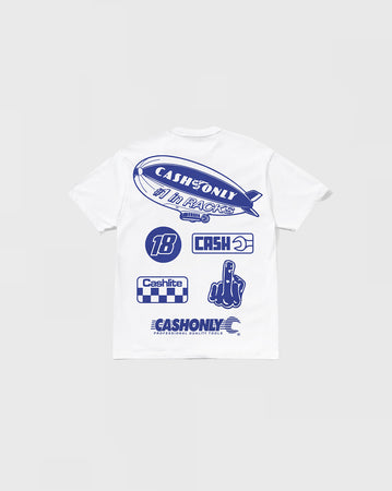 Cash Only Service Tee - White