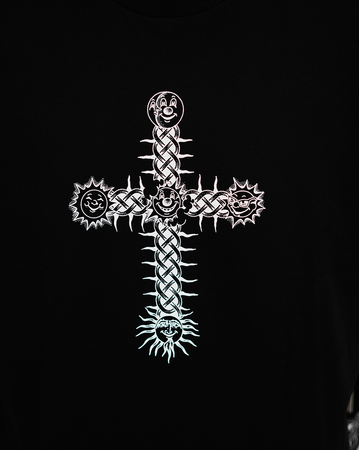 Def x Thom Hinton Celtic Cross Longsleeve Shirt - Black