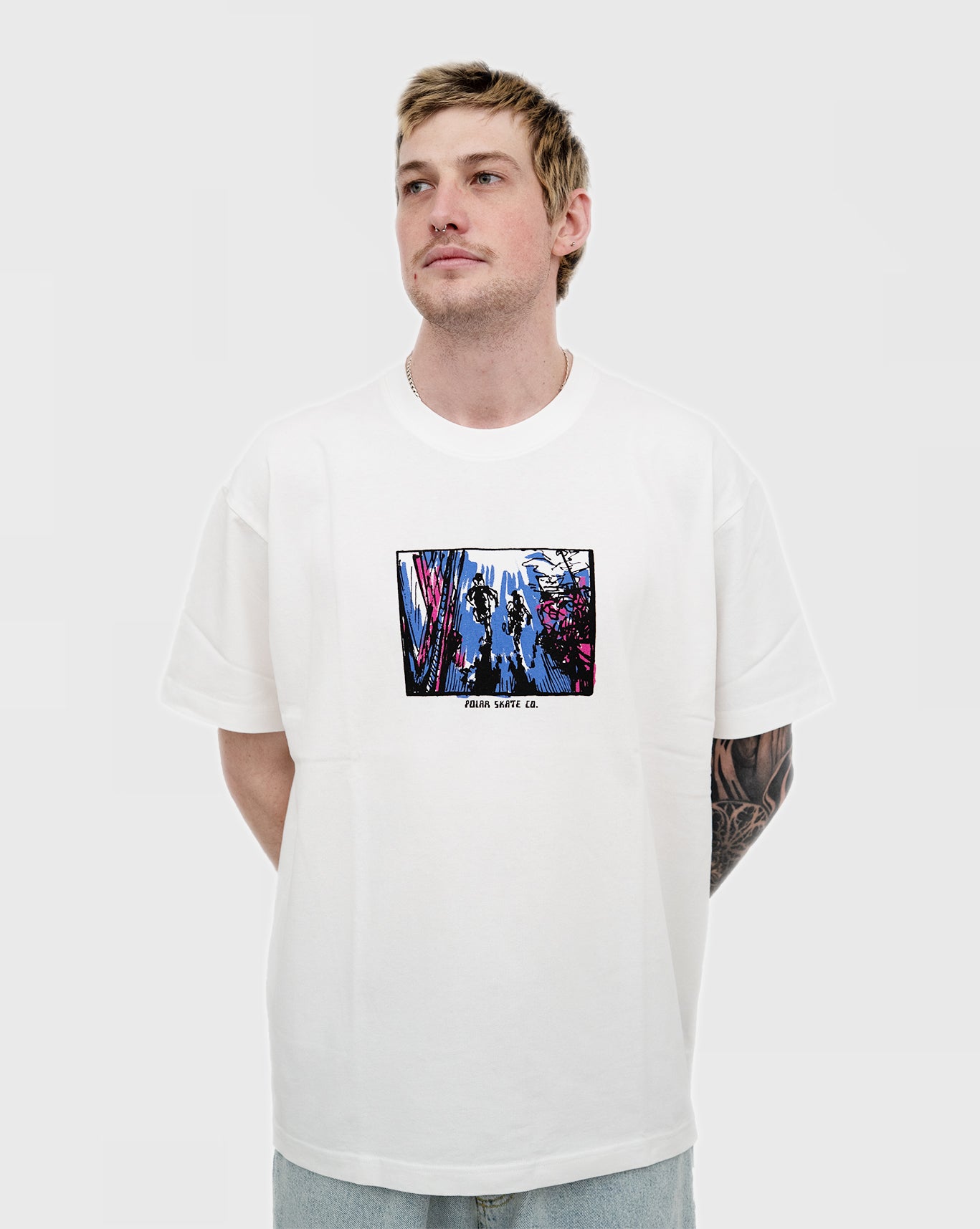 Polar Running Tee - White