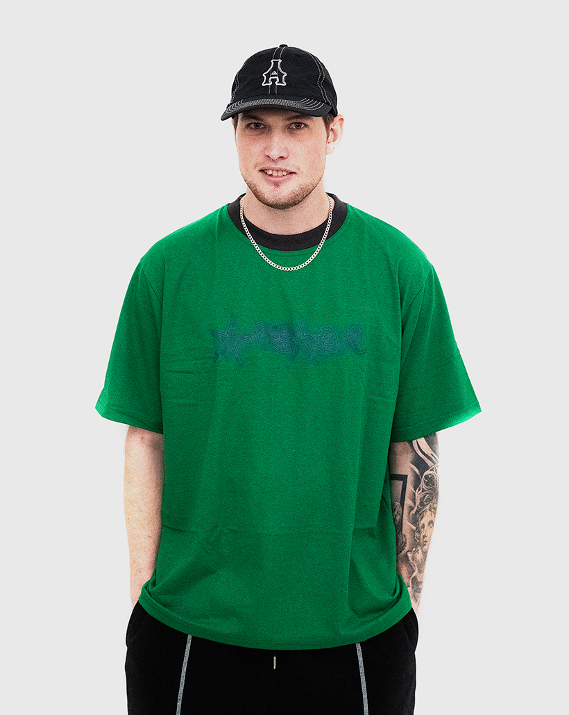 Arcade Oceanic Ringer Shirt - Deep Sea Green