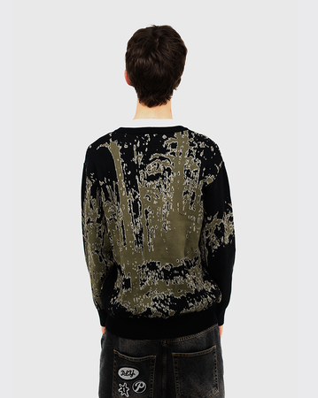 GX1000 Forest Jacquard Sweater - Black