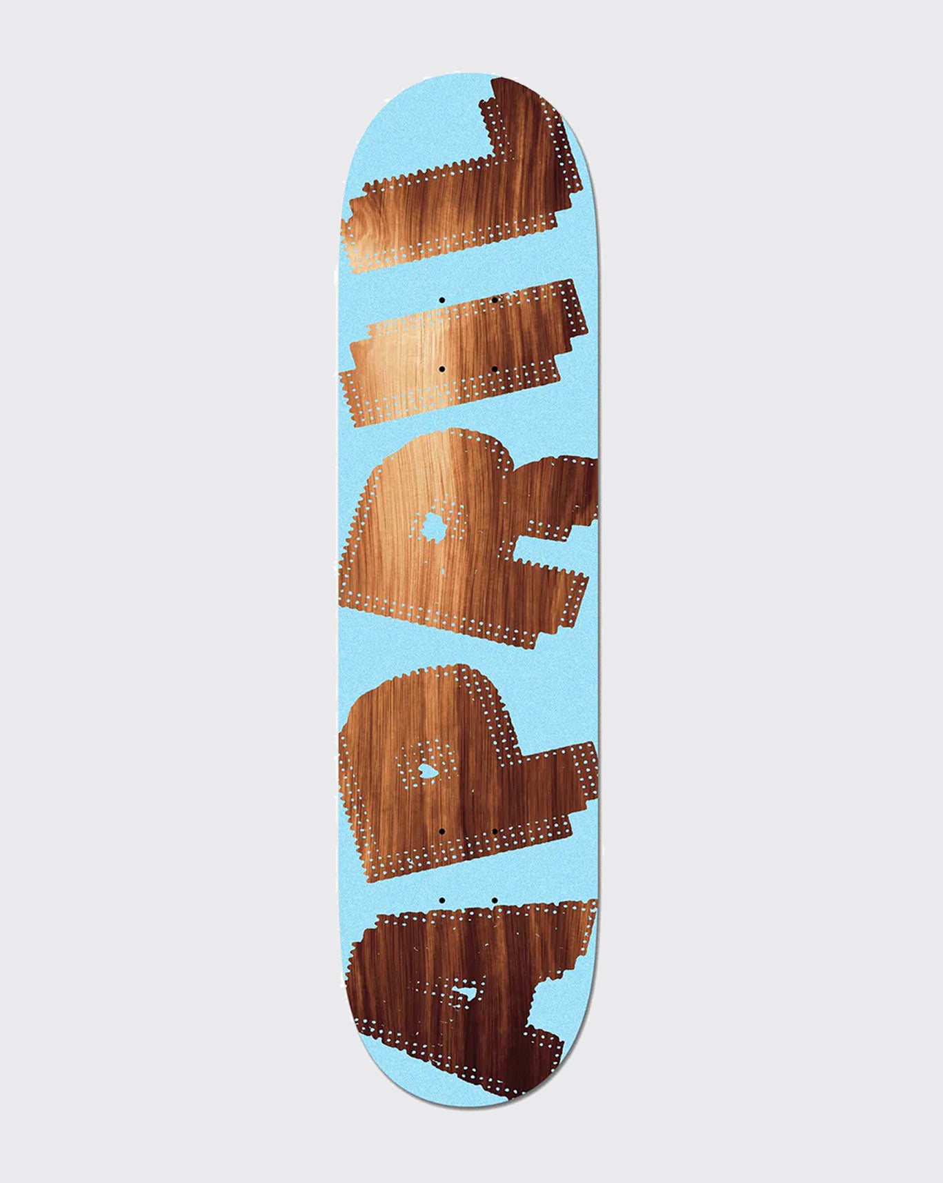 April Half Tone 8.5” Deck - Brown/Light Blue