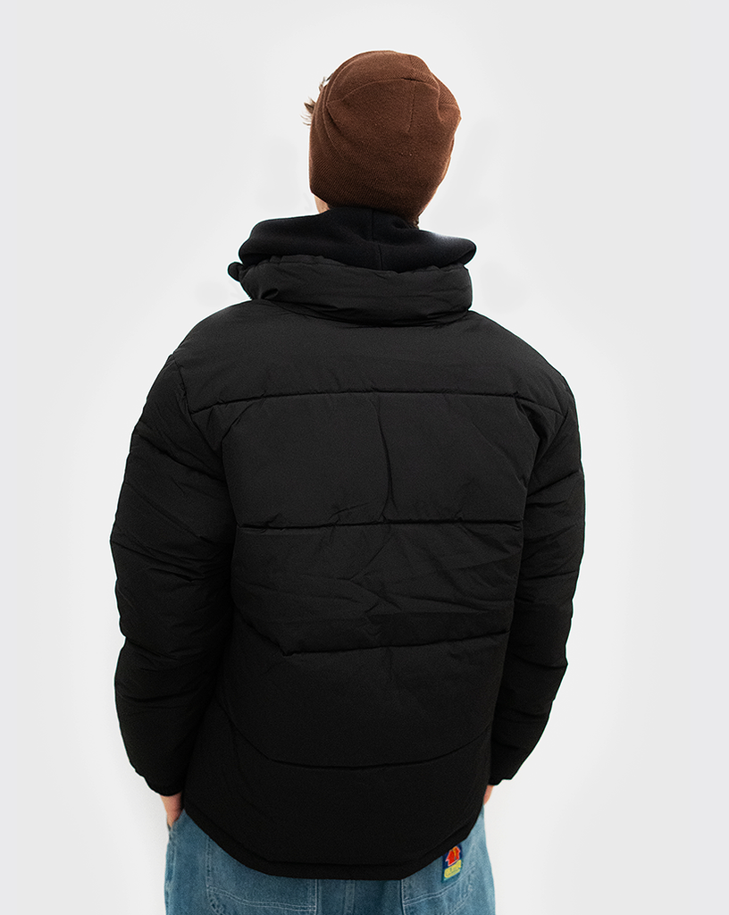 Huffer Track Puffer Jacket Black