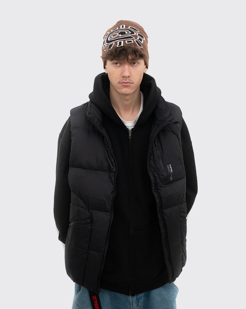 Huffer Missions Down Vest Basalt