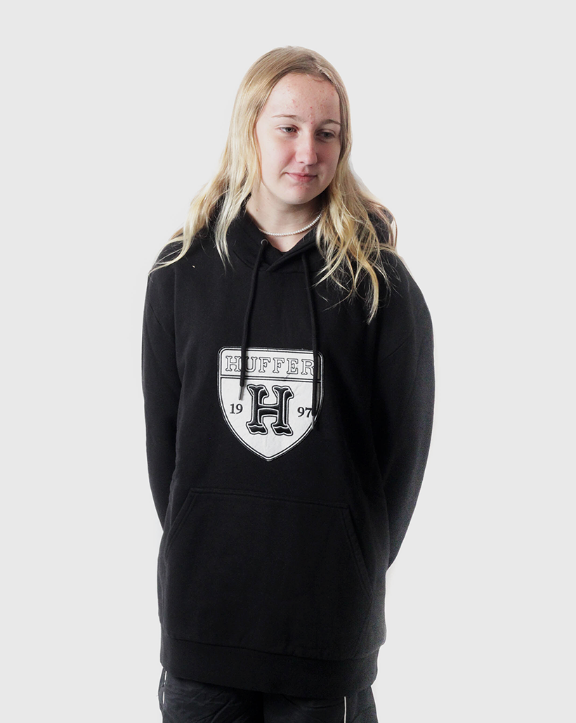 Huffer True 350 Hood - Black