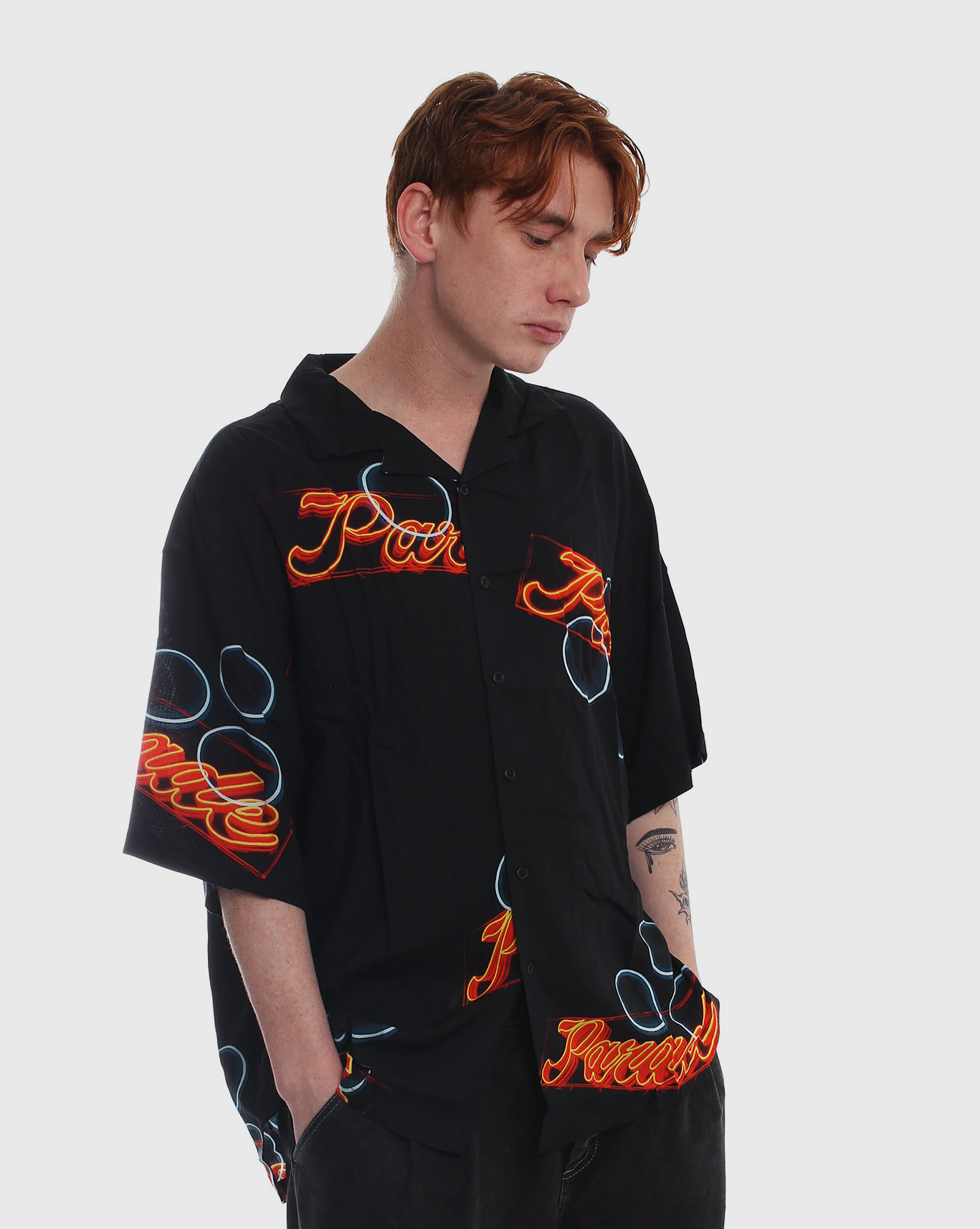 Huffer x Parade Box Shirt - Neon