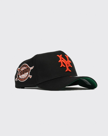 New Era 940 AFrame 50’s World Series New York Mets Snapback - Black/Orange