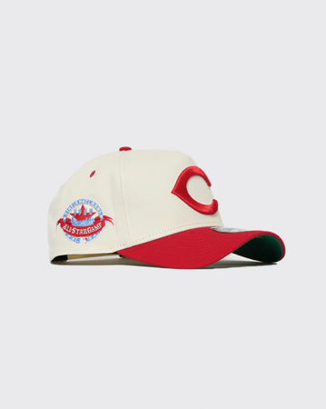 New Era 940 AFrame Cincinnati Reds Snapback - Vintage White/Red