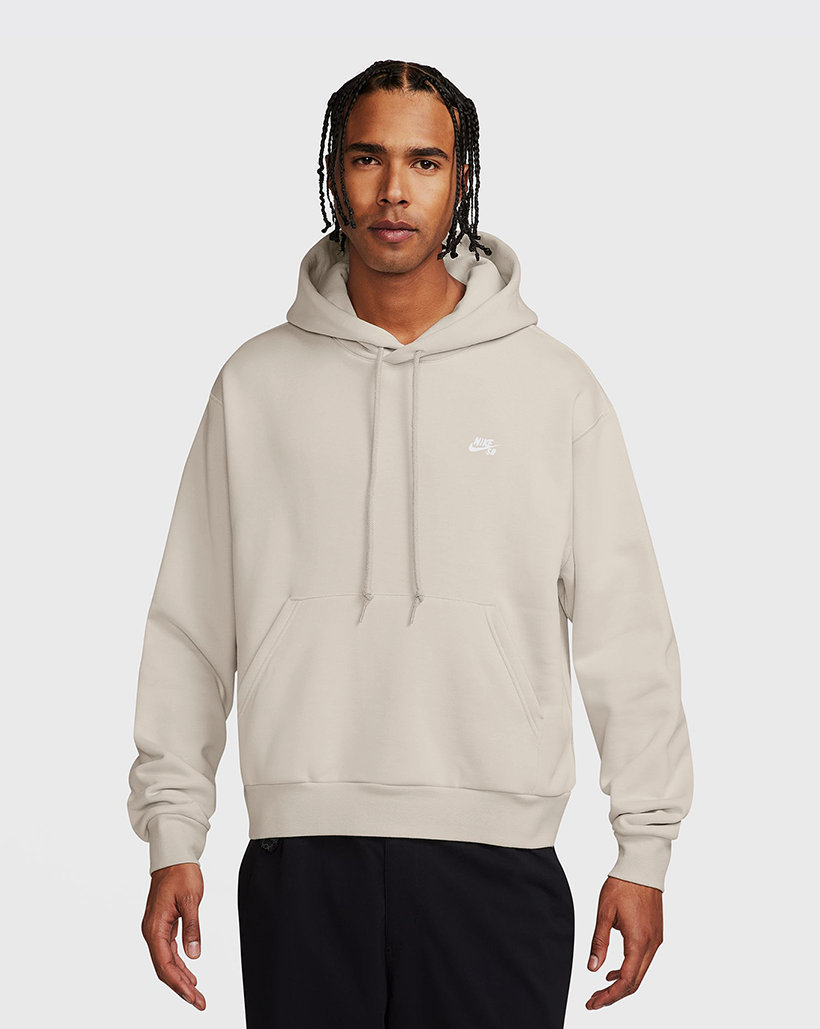 Nike SB Fleece Pullover Skate Hoodie - Cream