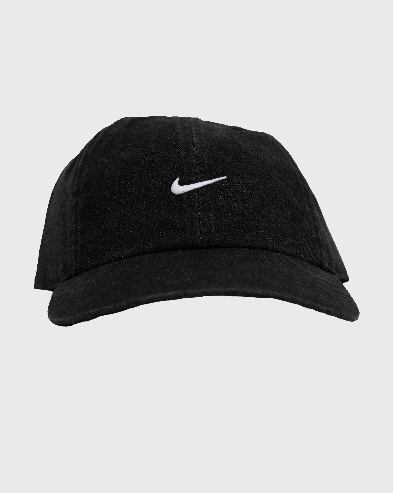 Nike Club Unstructured Denim Cap - Black/White