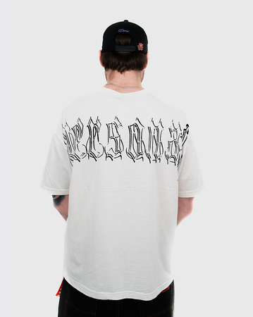 Personal Knight Font Shirt - White