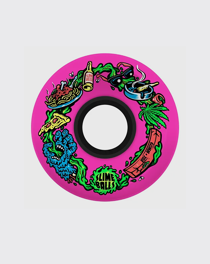 Santa Cruz Scarf Balls OG 78A 60MM Wheels - Slime Pink