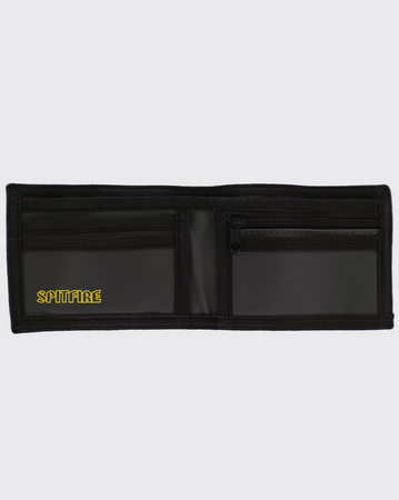 Spitfire BH Bi-Fold Wallet Charcoal/Yellow