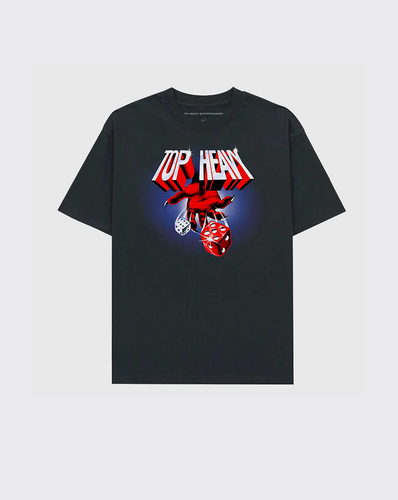 Top Heavy Devils Dice Shirt - Charcoal