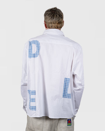 Hoddle Melange Shirt - White