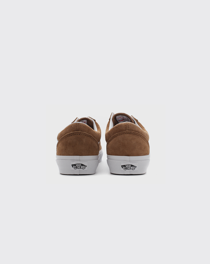 Brown suede top vans womens