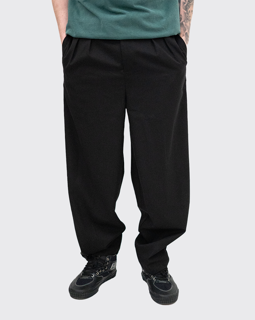 XLarge Amplify Pleated Trouser - Black