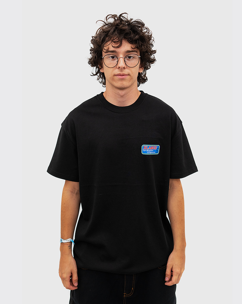 XLarge Hardly Working SS Shirt - Black